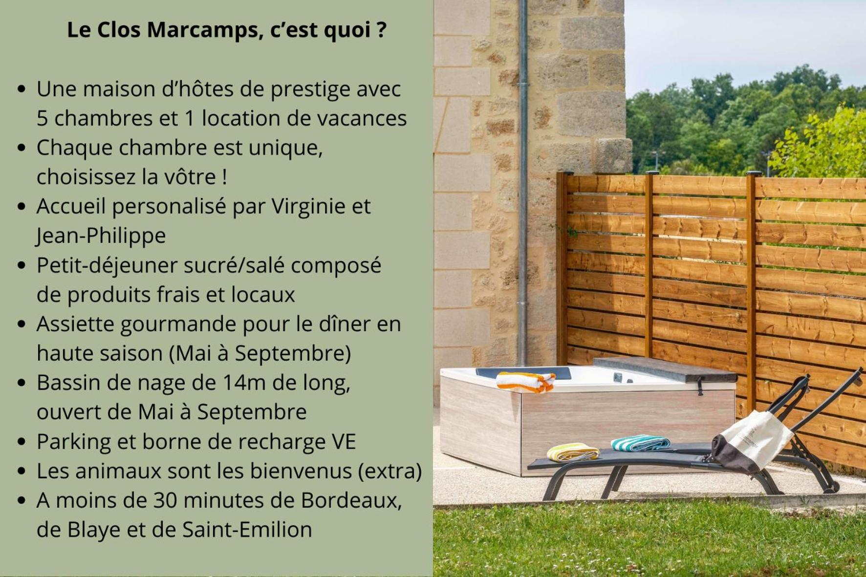 Clos Marcamps - Teritoria Prignac-et-Marcamps Buitenkant foto
